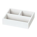 【暮らしラクラク応援セール】ウッド マルチケース アイボリー 16-94IV【取り寄せ・返品不可商品】(3)