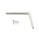 【暮らしラクラク応援セール】ハイロジック アルミ棚受 150×200mm ホワイト 1本入 98173【取り寄せ・返品不可商品】