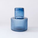 【暮らしラクラク応援セール】志成販売 GLASS フラワーベース プロップ ワイド ブルー 107771BL【取り寄せ・返品不可商品】