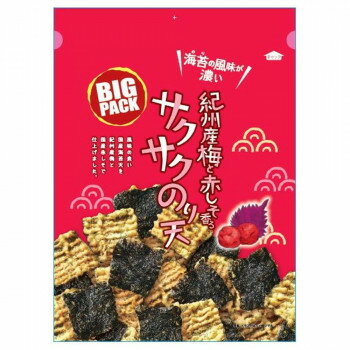 【暮らしラクラク応援セール】まるか食品 BIG PACK紀州産梅と赤しそ香るサクサクのり天 93g(12×4)【軽減税率対象商品】【取り寄せ・返品不可商品】