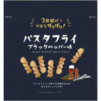 【暮らしラクラク応援セール】まるか食品 パスタフライ ブラックペッパー味 30g(12×6)【軽減税率対象商品】【取り寄せ・返品不可商品】