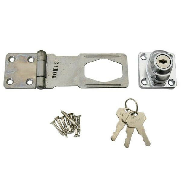 【暮らしラクラク応援セール】JY460 鍵つき掛金錠 95mm ステンレス 3本キー 00071460-001【取り寄せ・返品不可商品】