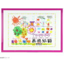 【暮らしラクラク応援セール】画用紙額 四切判 ピンク 107-019【取り寄せ・返品不可商品】