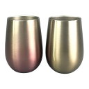 【暮らしラクラク応援セール】リュクス ペアグラデーション ラウンドタンブラー 350ml 53046【取り寄せ・返品不可商品】