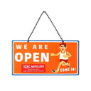 【暮らしラクラク応援セール】マーキュリーOPEN/CLOSEサイン Running Mr.T ME013628【取り寄せ・返品不可商品】