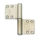 【暮らしラクラク応援セール】17475 ステンKJ旗型蝶番 102mm(左) 1枚入 00017475-001【取り寄せ・返品不可商品】
