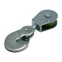 【暮らしラクラク応援セール】15841鉄フック付ブルック(滑車)38mm 回転型 00015841-001【取り寄せ・返品不可商品】