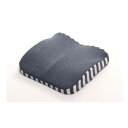 【暮らしラクラク応援セール】2WAYクッション 約39×40cm ネイビー 9371029【取り寄せ・返品不可商品】