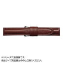 【暮らしラクラク応援セール】MIMOSA(ミモザ) 時計バンド ATカーフ 19mm ブラウン (美錠:銀) CAT-C19【取り寄せ・返品不可商品】