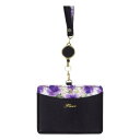 【暮らしラクラク応援セール】Fleur IDカードホルダー IDC-FLE01 ブラック【取り寄せ・返品不可商品】