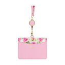 【暮らしラクラク応援セール】Fleur IDカードホルダー IDC-FLE05 ピンク【取り寄せ・返品不可商品】