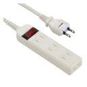【暮らしラクラク応援セール】OHM ブレーカー付安全タップ 4個口 3m 白 HS-TV43S-W【取り寄せ・返品不可商品】