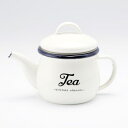 【暮らしラクラク応援セール】豊琺瑯 「Lilly White」ホーローティーポット「Tea」 LW-207【取り寄せ・返品不可商品】