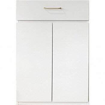 【暮らしラクラク応援セール】東馬(TOHMA) エルナ 組み合わせ 板戸引出 WH ホワイト 54691660【取り寄..