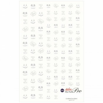 【暮らしラクラク応援セール】Sha-Nail Pro 写ネイル ネイルシール BOO!(ホワイト) SL-MB-002【取り寄せ・返品不可商品】