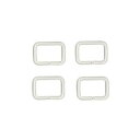 【暮らしラクラク応援セール】INAZUMA イナズマ カラー角カン 4個入 0 オフ白 AK-5-21【取り寄せ・返品不可商品】