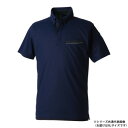 【暮らしラクラク応援セール】桑和 7335-51 半袖ポロシャツ(胸ポケット付き) 4Lサイズ ネイビー(1)【取り寄せ・返品不可商品】