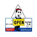 【暮らしラクラク応援セール】マーキュリーOPEN/CLOSEサイン Worker Mr.T ME013611【取り寄せ・返品不可商品】