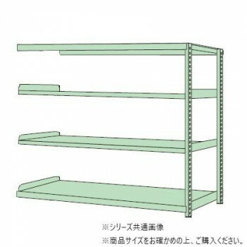 【暮らしラクラク応援セール】サカエ RKラック 4段タイプ 1500×450×1500mm グリーン RKN-5454R【取り寄せ・返品不可商品】