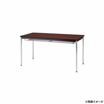 【暮らしラクラク応援セール】藤沢工業(TOKIO) ミーティングテーブル TDWS-1575TM ローズ【取り寄せ・返品不可商品】
