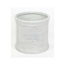 【暮らしラクラク応援セール】MURATAYA ラウンドポットフォレスト8号 White 3703【取り寄せ・返品不可商品】