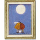 【暮らしラクラク応援セール】ユーパワー Sam Toft サム トフト アートフレーム 「月夜のふたり」 ST-08008【取り寄せ・返品不可商品】