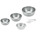 【暮らしラクラク応援セール】燕人の匠 ボウル4点セット (トング付) (ボウル21cm&18cm&15cm&パンチングボウル15cm) ETF-1000【取り寄...