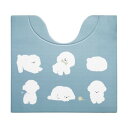 【暮らしラクラク応援セール】スキマにピタっ!PVCトイレマット 55×60cm ビションフリーゼ【取り寄せ・返品不可商品】