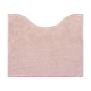 【暮らしラクラク応援セール】ナチュラルトイレマット 50×60cm プレーンピンク【取り寄せ・返品不可商品】