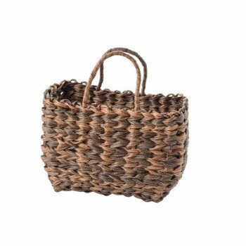 【暮らしラクラク応援セール】萬洋(まんよう) 樹脂ウォ-タ-ヒヤシンス手提げバック コ-ヒ-ブラウン 91-..