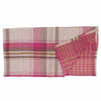 【暮らしラクラク応援セール】大西賢製販 Ripple リバーシブルダブルガーゼ手拭い オーバーチェック ピンク TE95OP-01【取り寄せ・返品不可商品】(3)