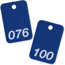 【暮らしラクラク応援セール】オープン工業 スチロール番号札 76〜100 青 BF-83-BU【取り寄せ・返品不可商品】