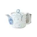 【暮らしラクラク応援セール】60190 波佐見焼 唐草ぶどう SS軽量ポット 350ml【取り寄せ・返品不可商品】