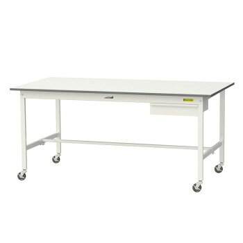 【暮らしラクラク応援セール】山金工業(YamaTec) SUPC-1890U-WW ワークテーブル 150シリーズ 移動(H825mm)(キャビネット付き)【取り寄せ・返品不可商品】