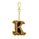 【暮らしラクラク応援セール】東京かんかん ザリ刺繍アルファベットキーホルダー K M21-1793K【取り寄せ・返品不可商品】