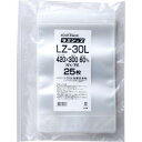 【暮らしラクラク応援セール】セイニチ チャック付ラミネートスタンドパック ラミジップ 特大サイズNYタイプ LZ-30L 25枚【取り寄せ・返品不可商品】