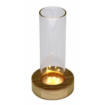 【暮らしラクラク応援セール】LEDガラスベース 花瓶 83005【取り寄せ・返品不可商品】