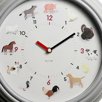 【暮らしラクラク応援セール】TICKY TACKY CLOCK ティッキータッキークロック 掛け時計 ANIMAL 25688【取り寄せ・返品不可商品】 [2]