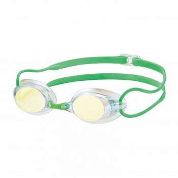【暮らしラクラク応援セール】山本光学 SWANS スイムグラス クリア×フラッシュイエローミラー フラッシュグリーン SR-7M CY【取り寄せ・返品不可商品】