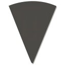 【暮らしラクラク応援セール】シモジマ HEIKO(ヘイコー) 004738218 ワッフルコーンスリーブ 無地 ブラック 100枚【取り寄せ・返品不可商品】