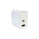 【暮らしラクラク応援セール】AC充電器 USBA+C PD65W リバーシブル AC-050【取り寄せ・返品不可商品】