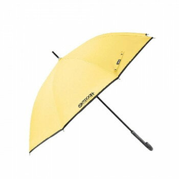 【暮らしラクラク応援セール】OUTDOOR PRODUCTS 晴雨兼用長傘 裏PU無地 ジャンプ傘 60cm イエロー 10002529【取り寄せ・返品不可商品】