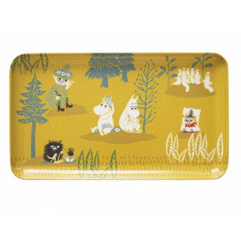 【暮らしラクラク応援セール】Moomin すべりにくいトレイS　ムーミンと仲間たち【取り寄せ・返品不可商..