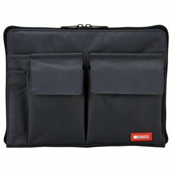 【暮らしラクラク応援セール】LIHITLAB. バッグインバッグ A5 黒 A7553-24 22447319【取り寄せ・返品不可商品】