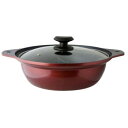 【暮らしラクラク応援セール】味楽(あじらく)IH対応卓上二味鍋 26cm【取り寄せ・返品不可商品】