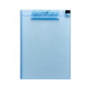 【暮らしラクラク応援セール】LIHIT LAB.(リヒトラブ) AQUA DROPs(アクアドロップス) クリップボード A4 E型(ヨコ型) 青 A-5010...