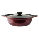 【暮らしラクラク応援セール】味楽(あじらく)IH対応卓上二味鍋 28cm【取り寄せ・返品不可商品】