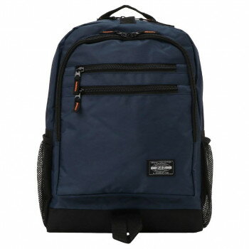 【暮らしラクラク応援セール】優美社　3543-00　A.O.T （エーオーティー） ファスナーポケット付リュック ネイビー【取り寄せ・返品不可商品】