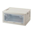 【暮らしラクラク応援セール】LIHIT LAB.(リヒトラブ) フォールディングコンテナ OBP 32L シェルホワイト A-3222-0【取り寄せ・返品不可商...