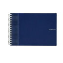 【暮らしラクラク応援セール】LIHIT LAB.(リヒトラブ) hirakuno ツイストノート A5 E型(ヨコ型) ネイビー N-1675-11【取り寄せ・...